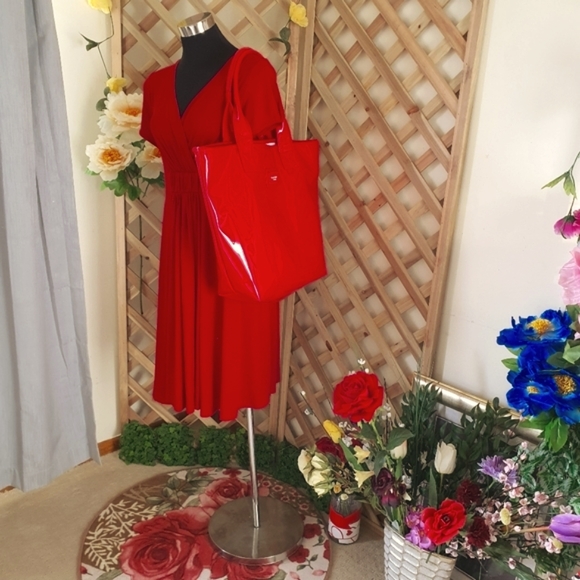 Seafolly Red Beach Bag Tote (CLEARANCE SALE) - Picture 4 of 16